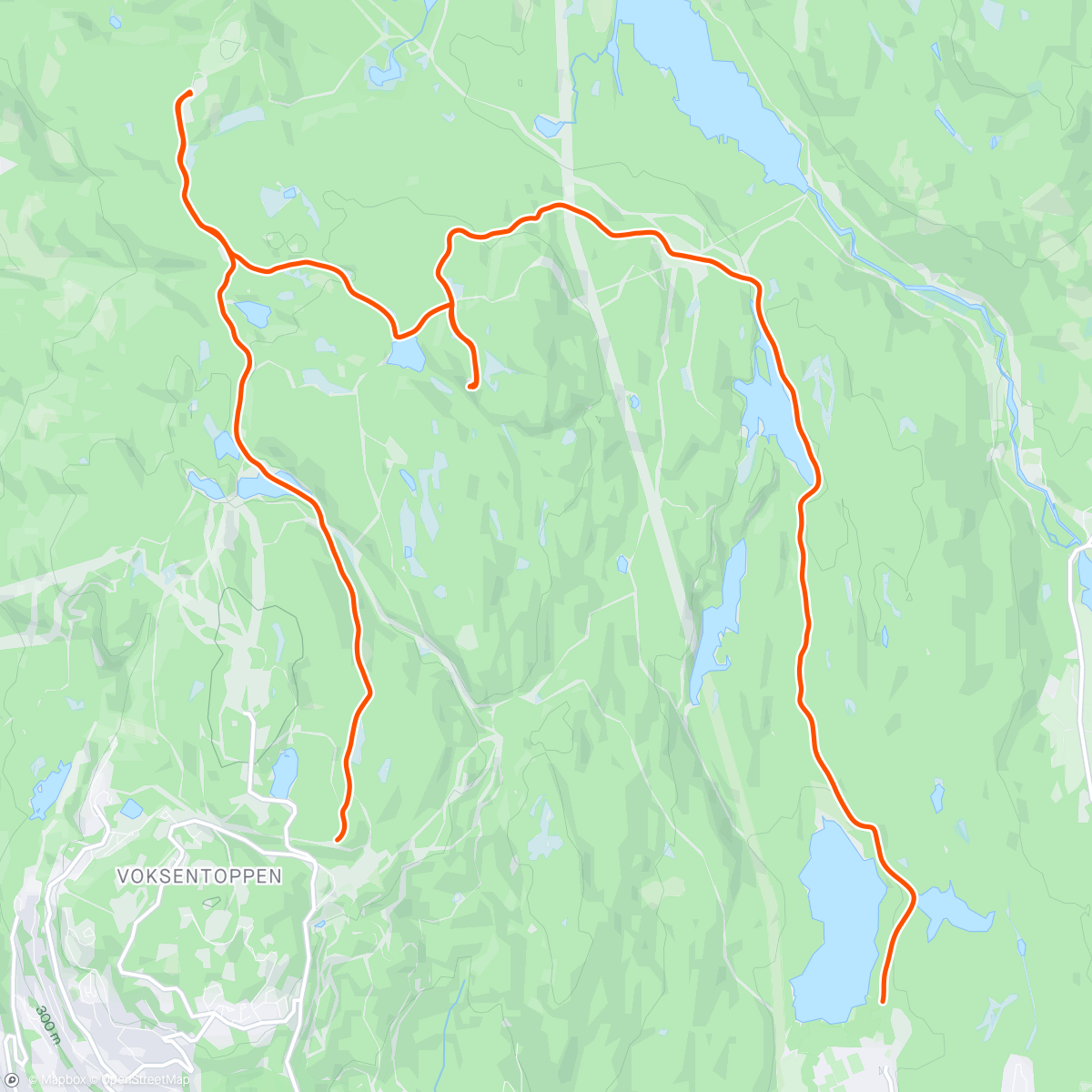 Map of the activity, Litt snø igjen