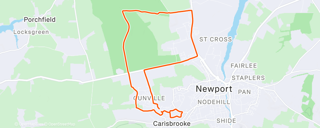 Карта физической активности (Morning Run)