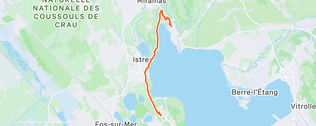 Карта физической активности (Afternoon Ride)