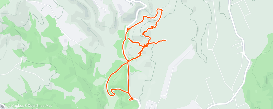 Map of the activity, Sorbo hill rep