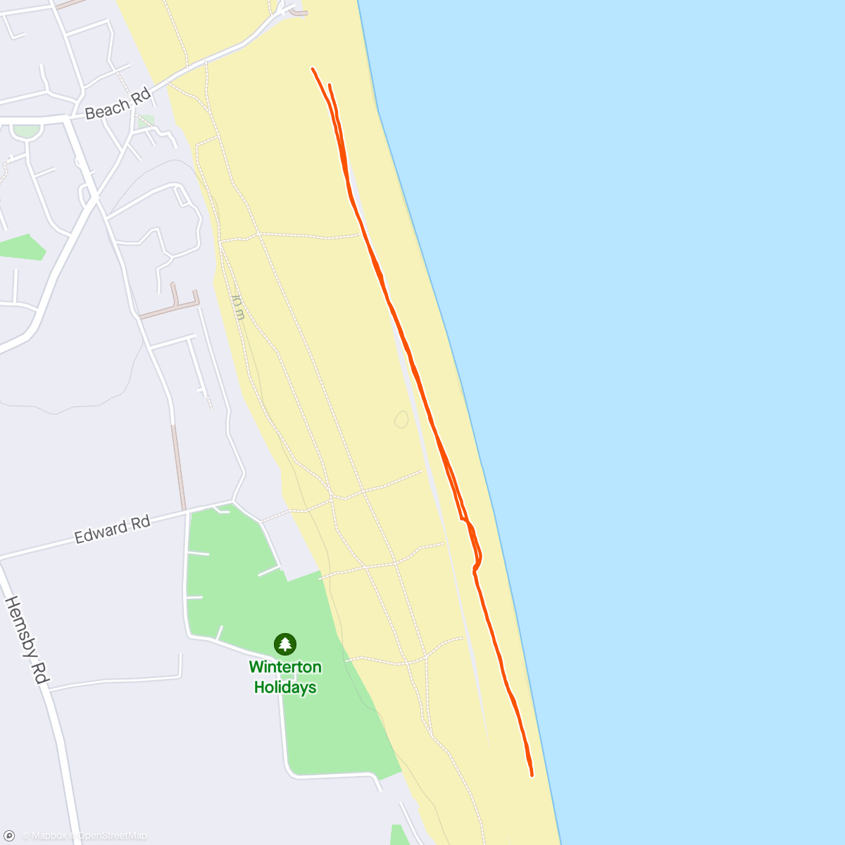 Map of the activity, Walk With H