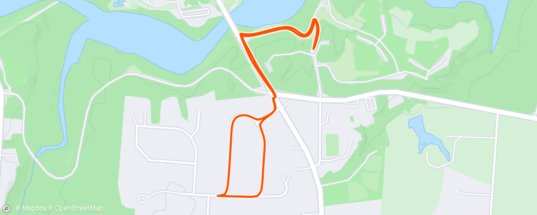 Map of the activity, Nike Run Club: Saturday Afternoon Run