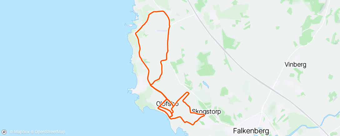 Map of the activity, Laangtur 🇸🇪