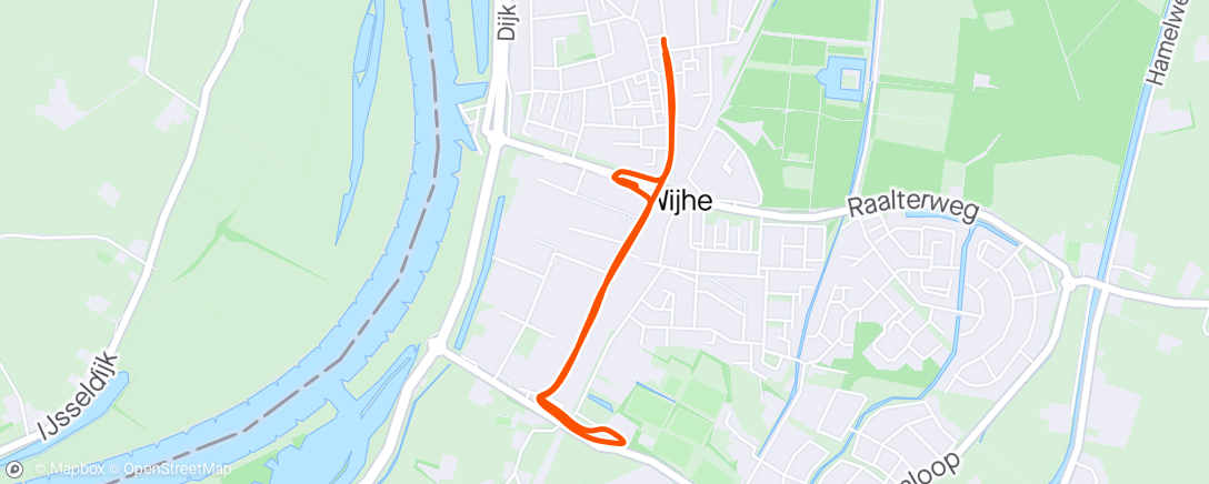 Map of the activity, Inlopen met Gert