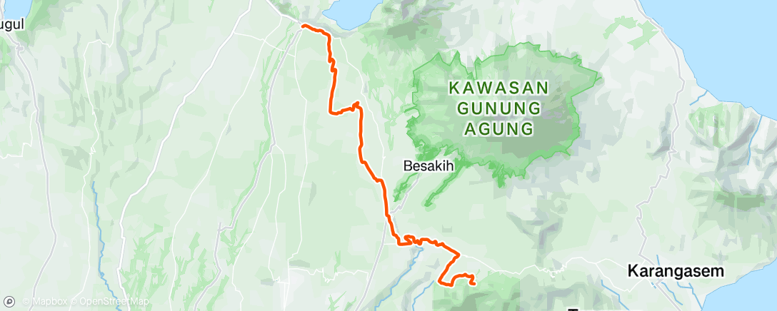 Map of the activity, Bali#6