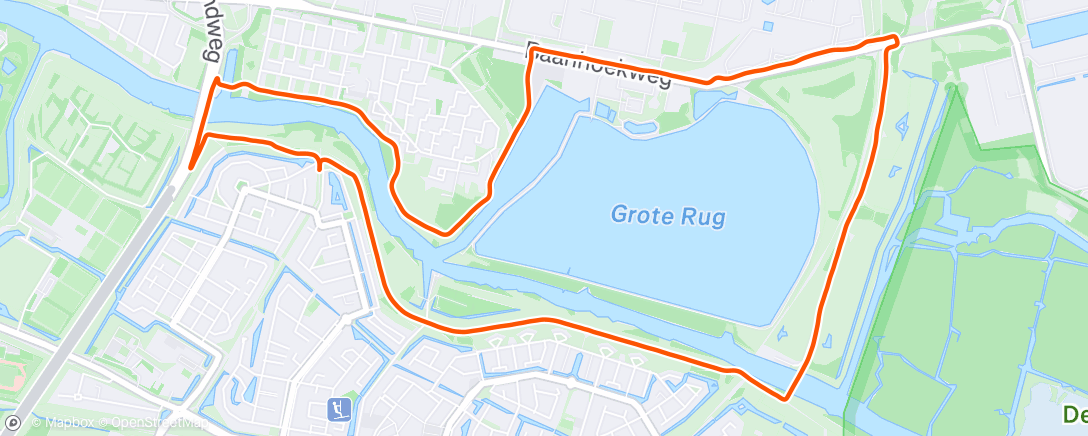 Mapa de la actividad, Ochtendloop