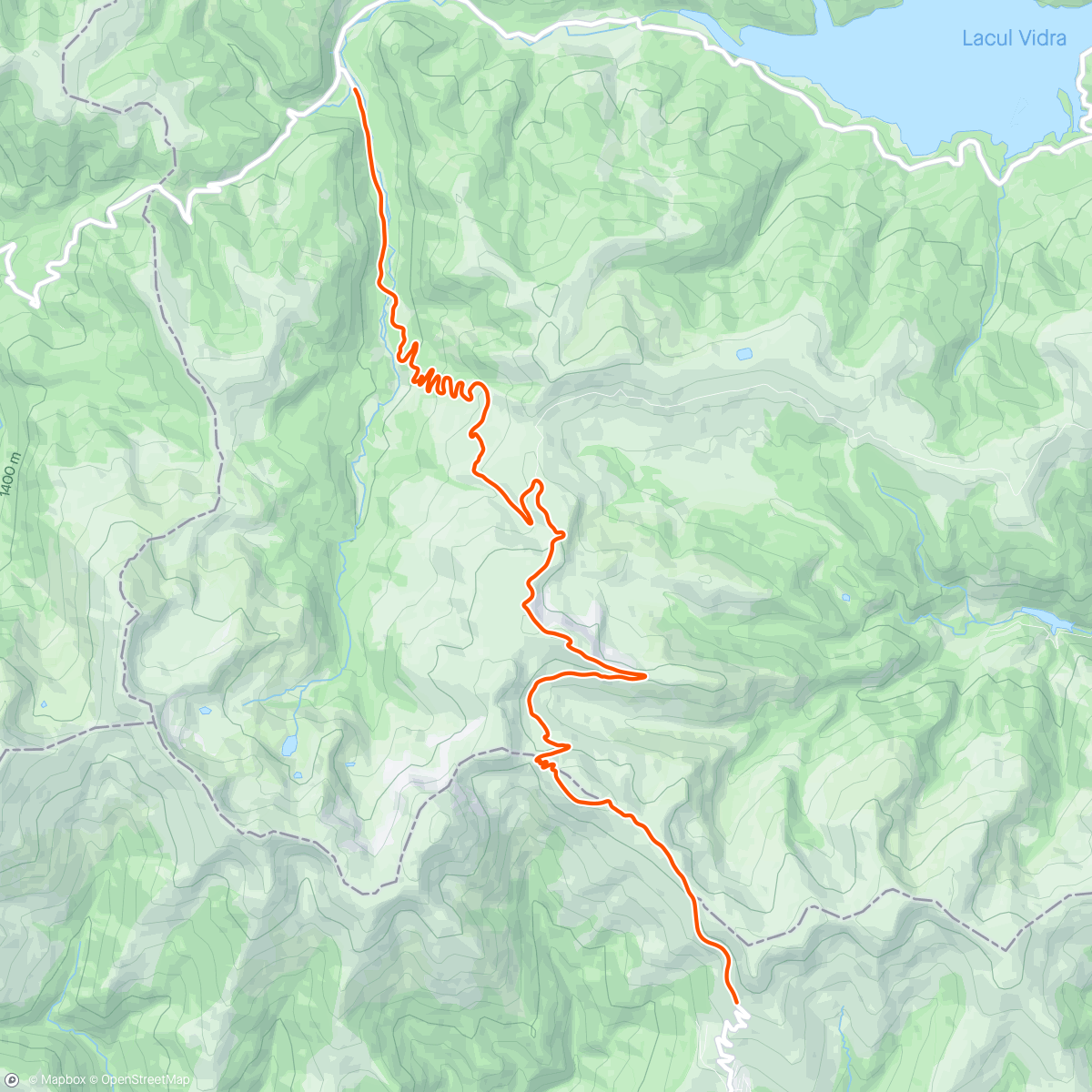 Map of the activity, ROUVY - Transalpina North - The highest road in Romania