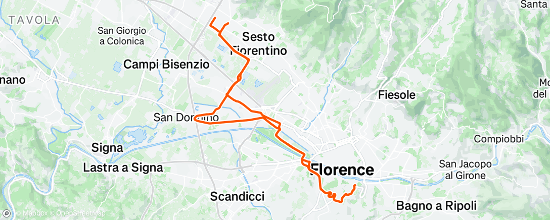 Map of the activity, Piazzale