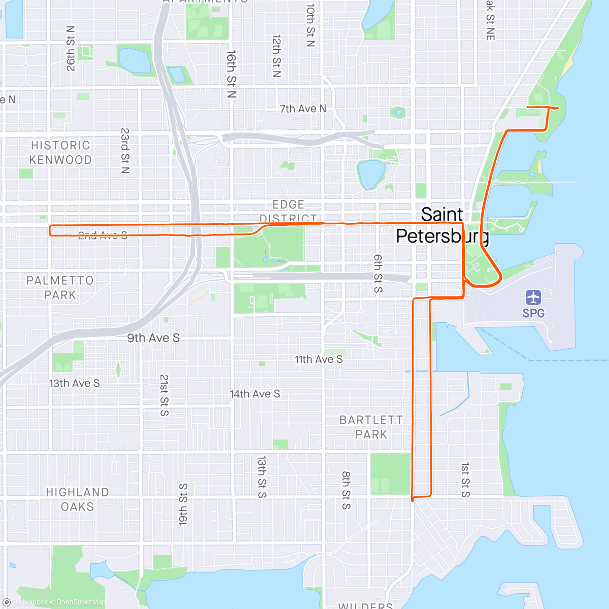 Mapa de la actividad, St Anthony’s Sprint Tri Course Pre-Ride