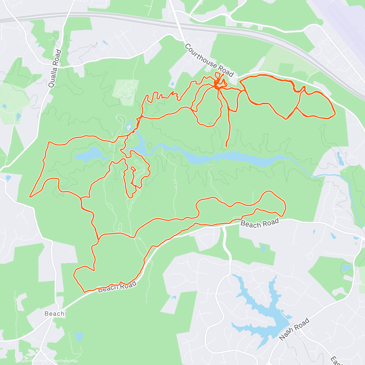 Map of the activity, Festive 500 #3 // 🔨🔨🔨