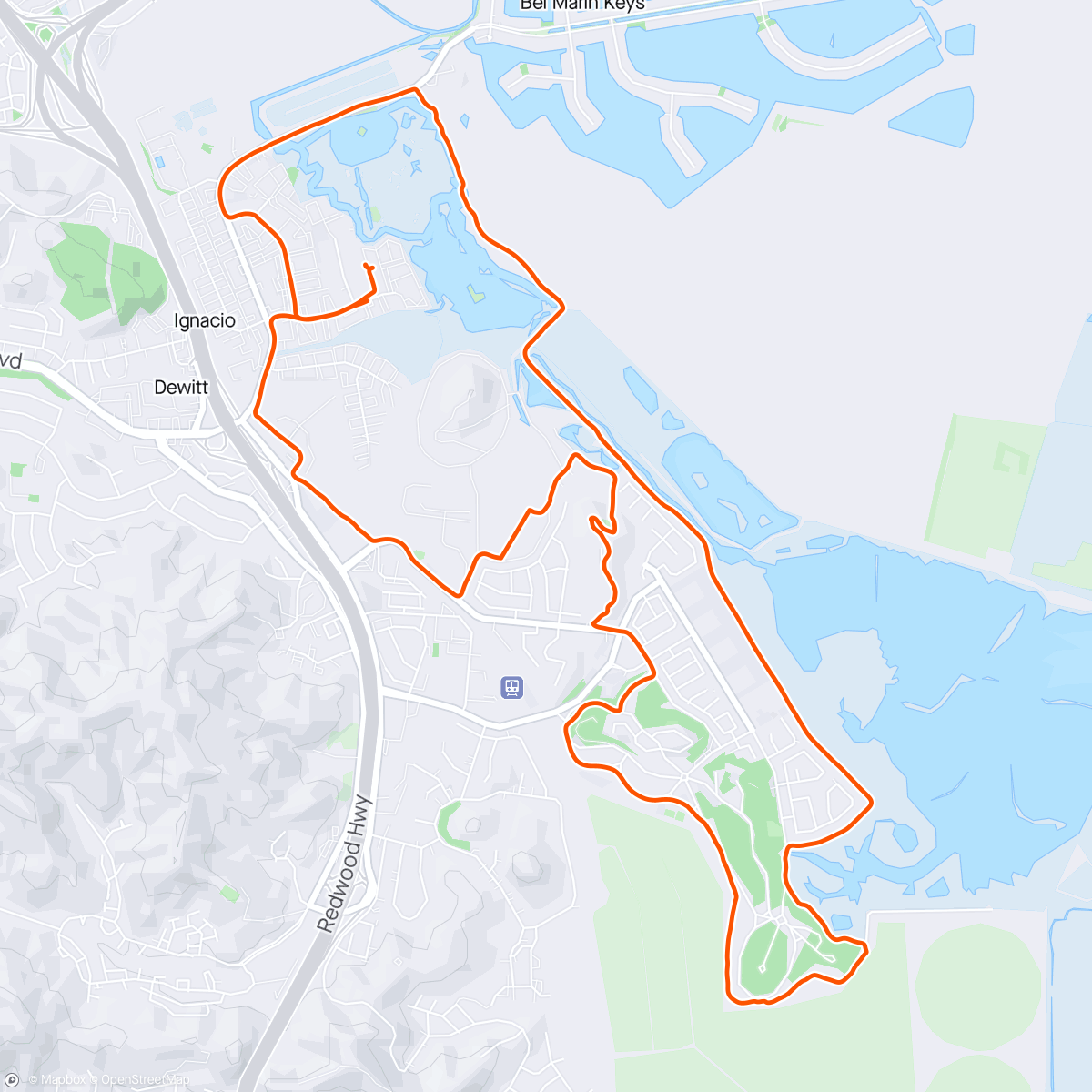 Map of the activity, Chasing gravel bikes