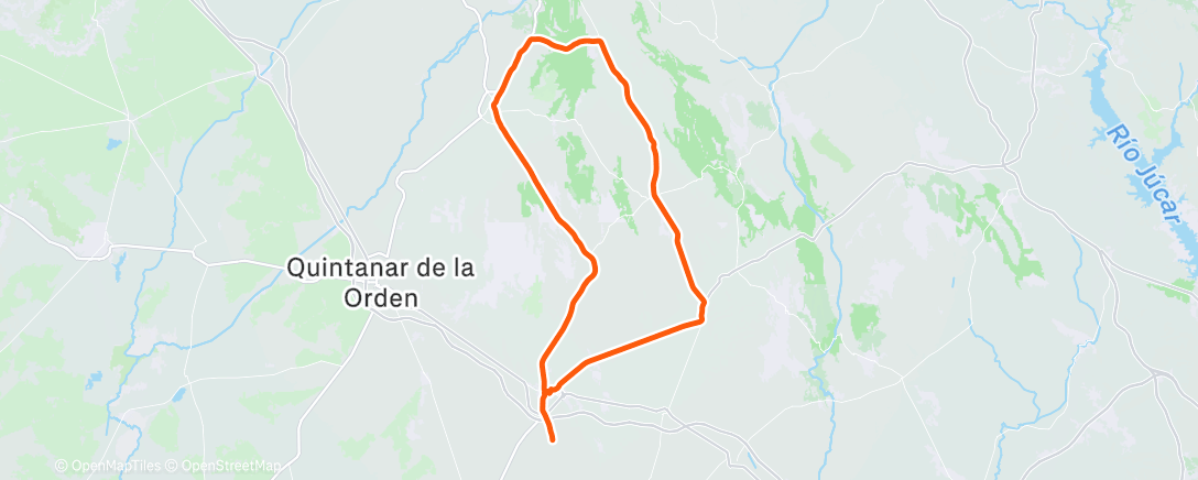 Карта физической активности (Morning Ride)