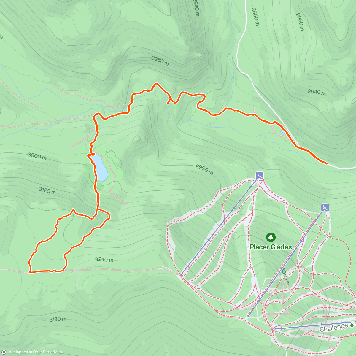 Map of the activity, 🏔️ Lost Lake • Indian Peaks Wilderness