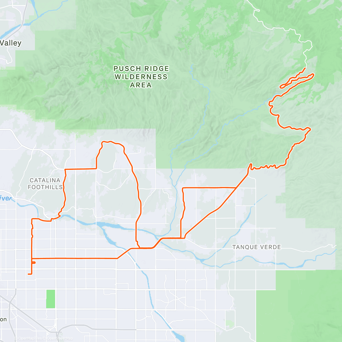 Map of the activity, Windy Point!