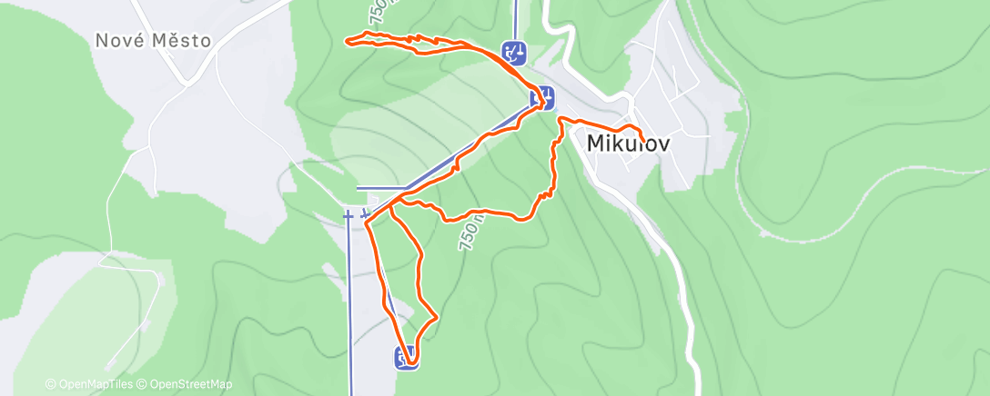 Mappa dell'attività Afternoon Backcountry Ski