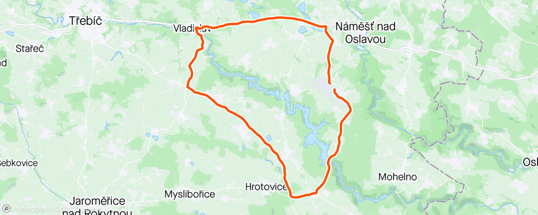 アクティビティ「Souboj s větrákem」の地図
