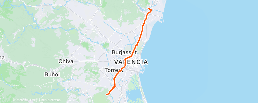 Карта физической активности (Bicicleta de gravilla matutina)