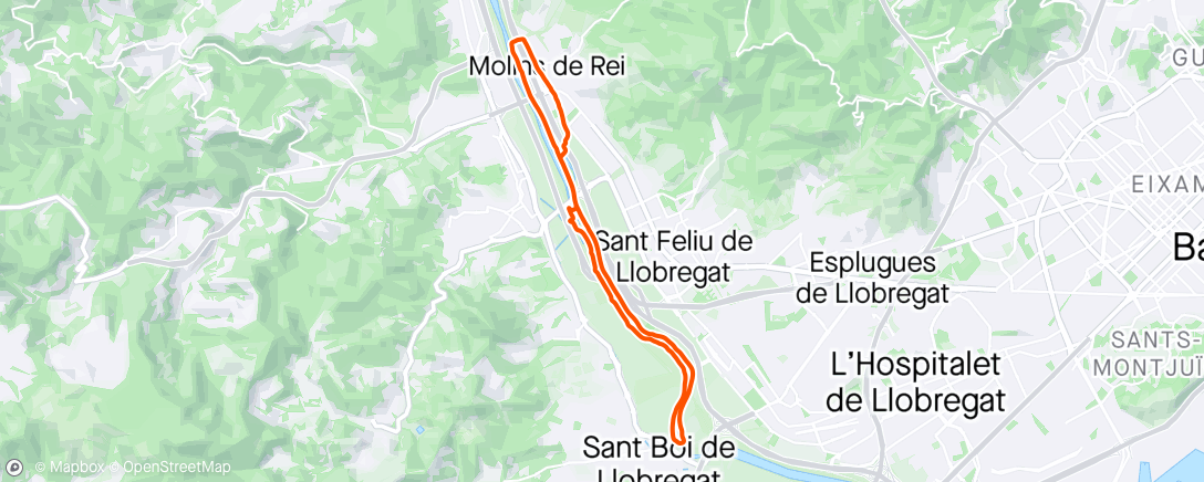 Map of the activity, Riuet 🚴‍♂️