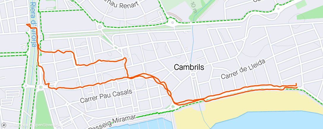 Map of the activity, Marche Cambrils / Bike shop & épicerie 🙂