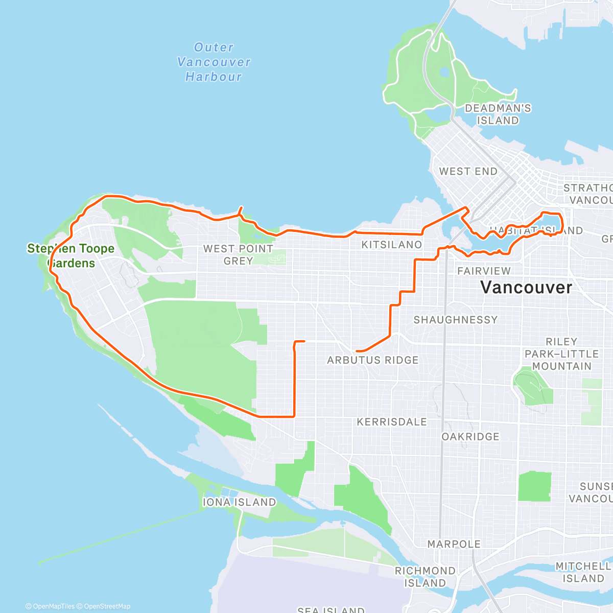 Карта физической активности (The Sun's Out So It's Freezing ie Weird Canadian Winter Logic)