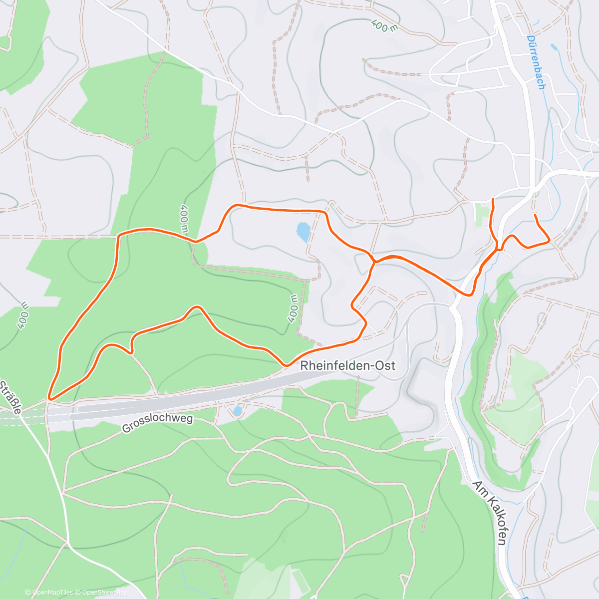 Map of the activity, Lockeres Erholungsläufchen