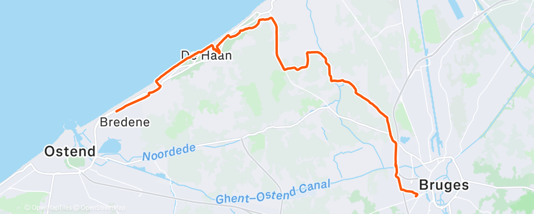 Map of the activity, Middagrit