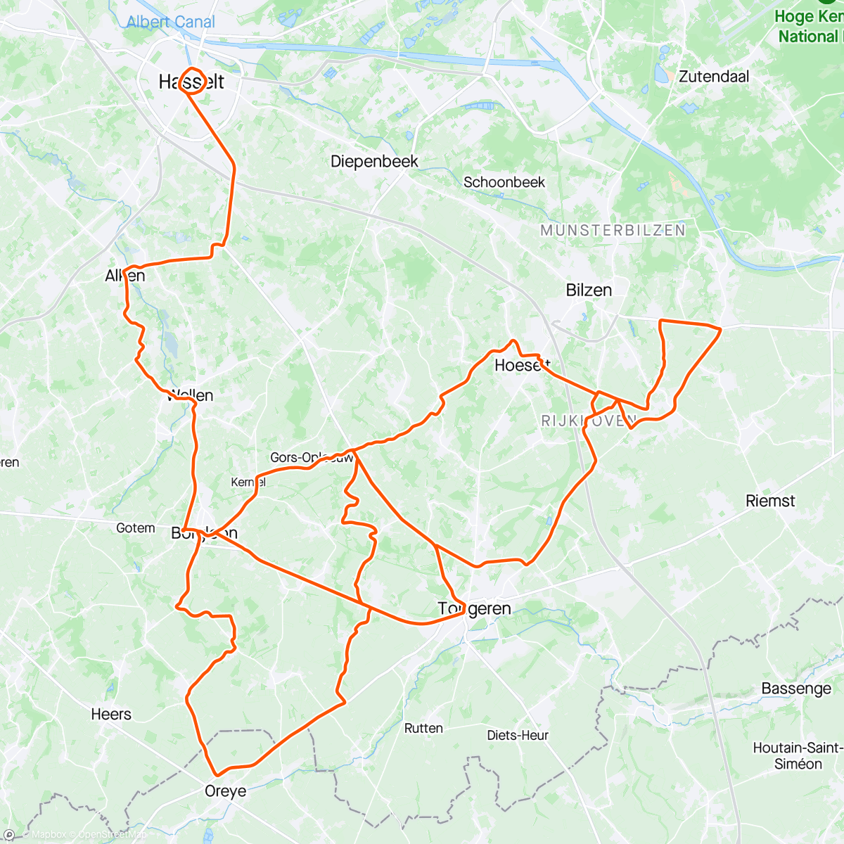 Map of the activity, Ronde van Limburg : 🥉