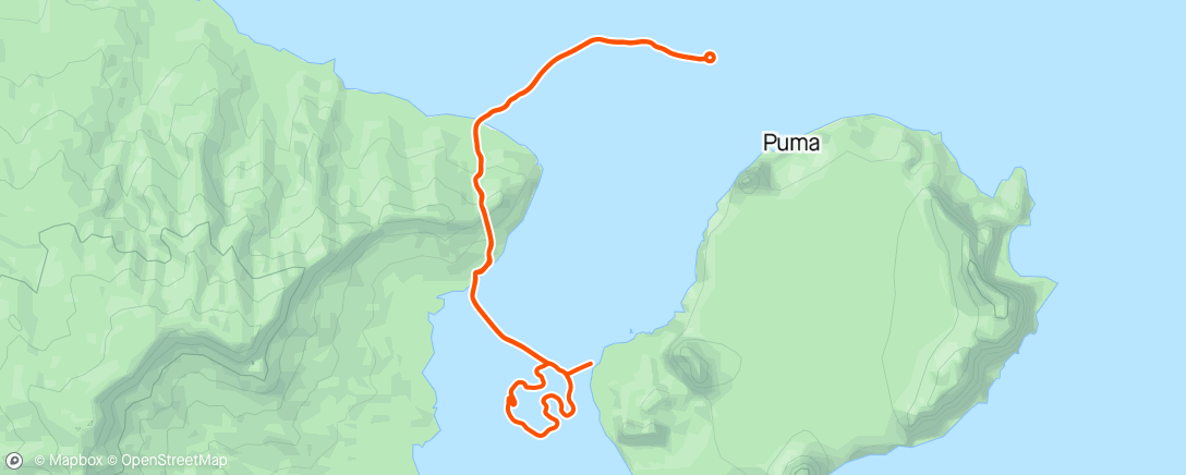 Map of the activity, Zwift - Climb Portal: Crow Road at 125% Elevation in Watopia