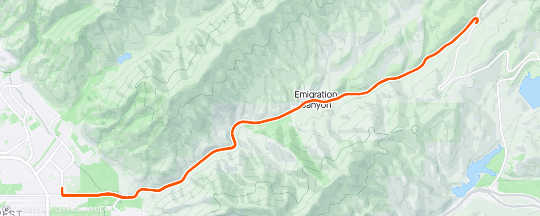 Map of the activity, Emigration Canyon Rd - Hill Climb #6 (2024)