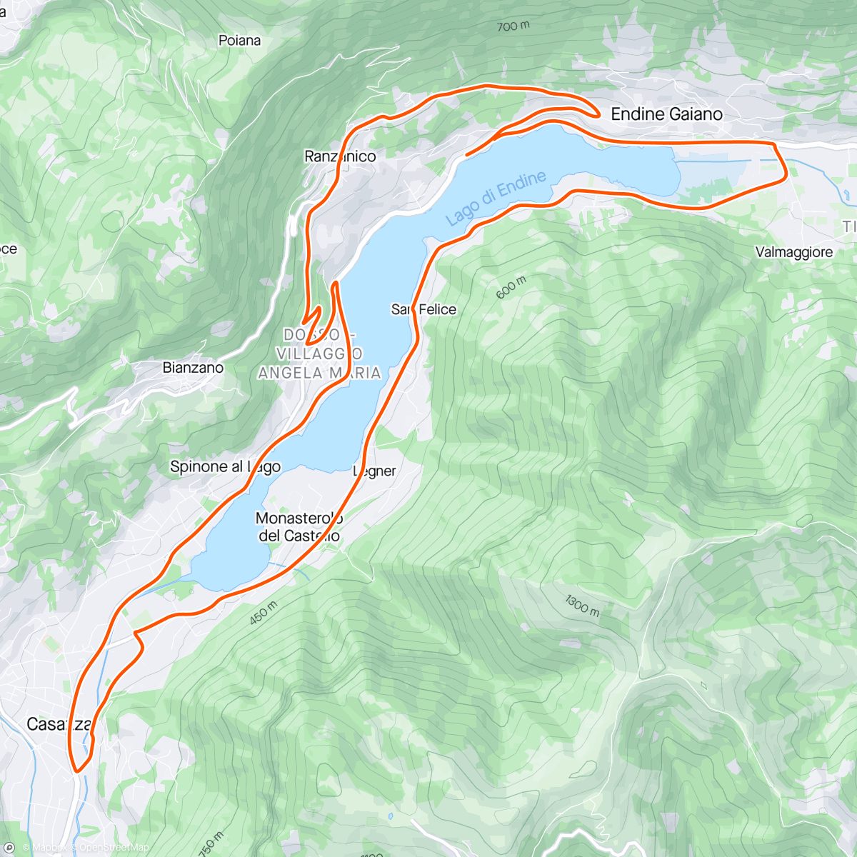 Mapa da atividade, Namiddagrit