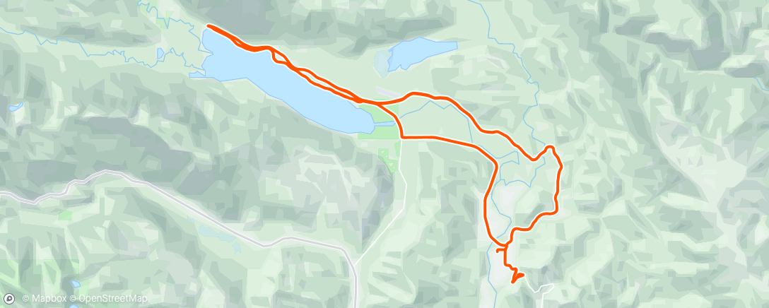 Map of the activity, Tour de Bloom — Stage 4