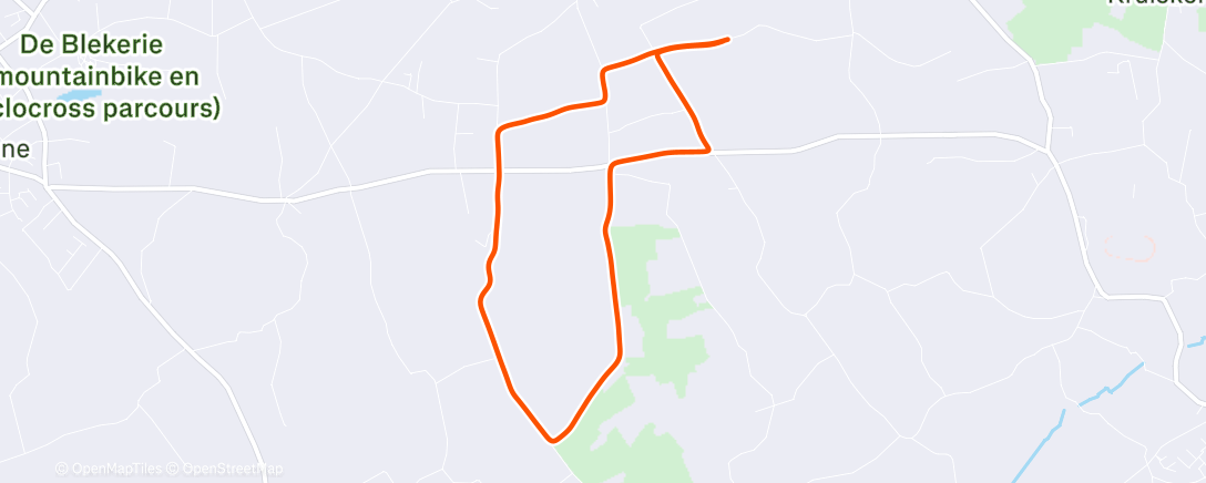 Карта физической активности (Lunch Run)