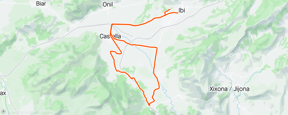 Map of the activity, Camineo