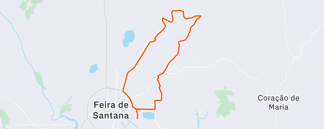 Map of the activity, Fura Pneu, Pedra Bonita...
