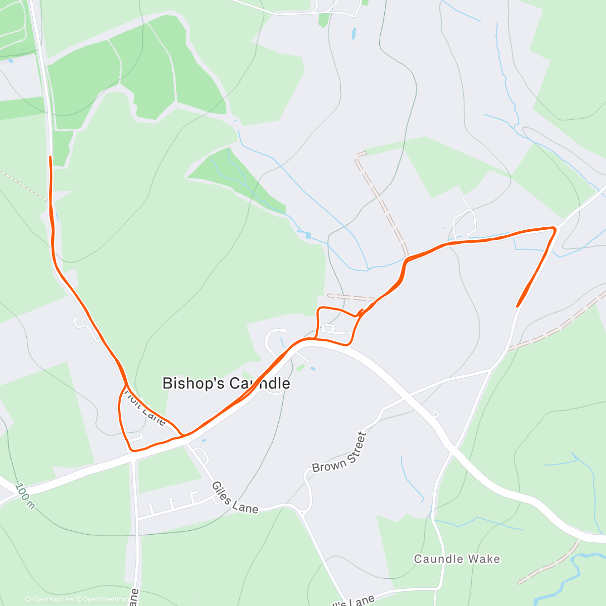 Map of the activity, Lunch Run 🏃‍♀️