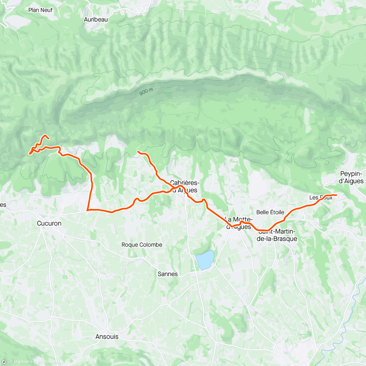 Map of the activity, Gravel Research