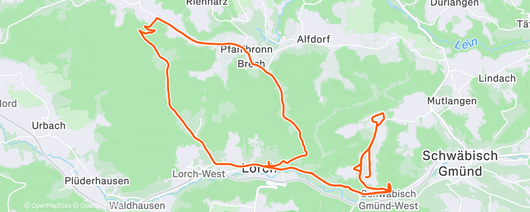 Map of the activity, Afternoon Gravel Ride
