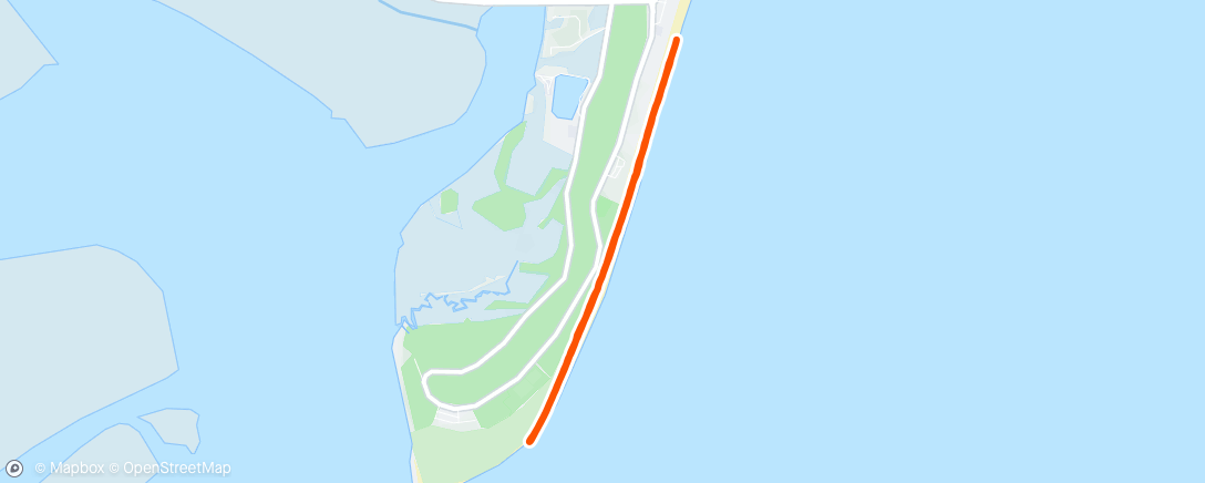 Map of the activity, Morning Run