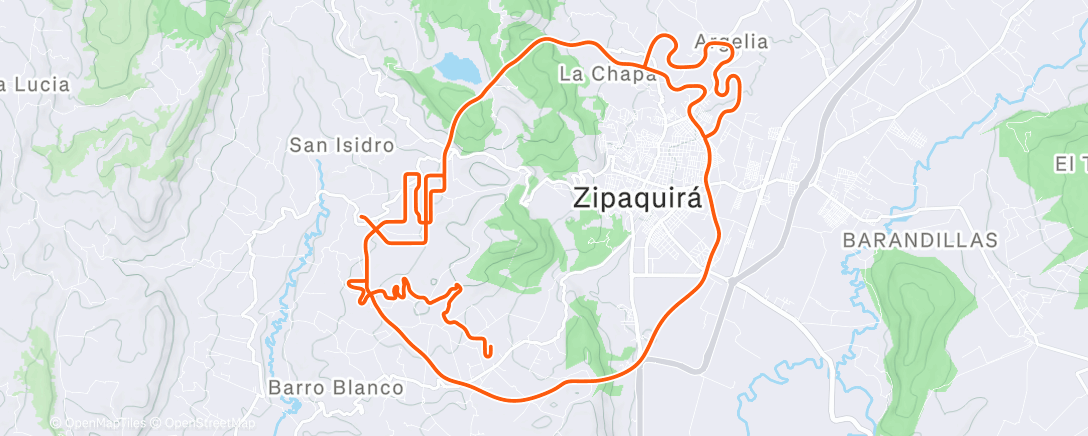 Карта физической активности (SRC - Men Finals)