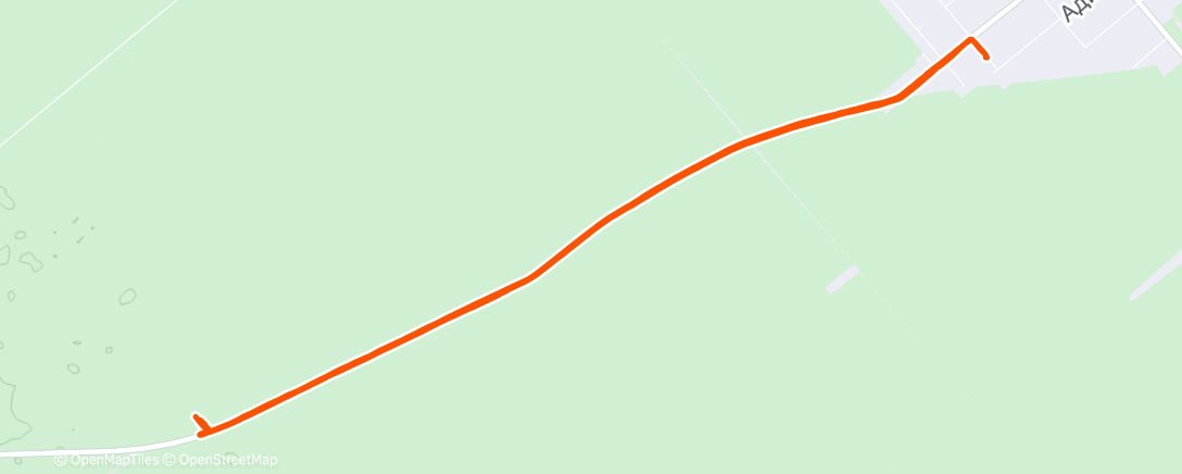 Карта физической активности (Утренний забег)