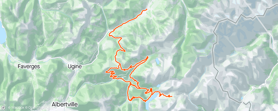 Map of the activity, Megeve Mont Blanc 🏔