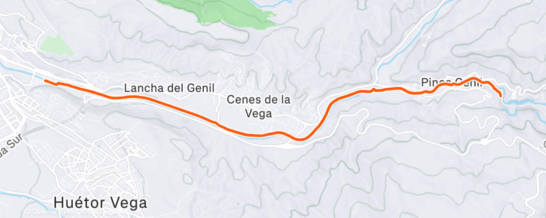 Map of the activity, MTC 13 - Long run