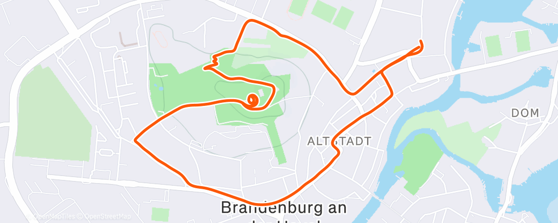 Карта физической активности (Evening Walk)