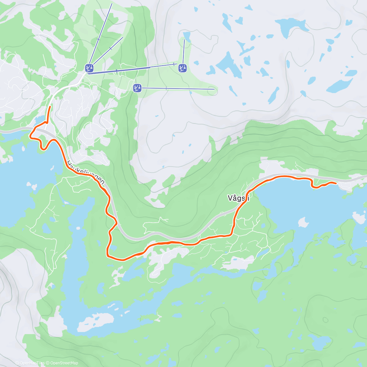 Map of the activity, Skate t/r hotellet 😍❄️🫶