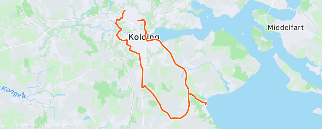 Map of the activity, Training