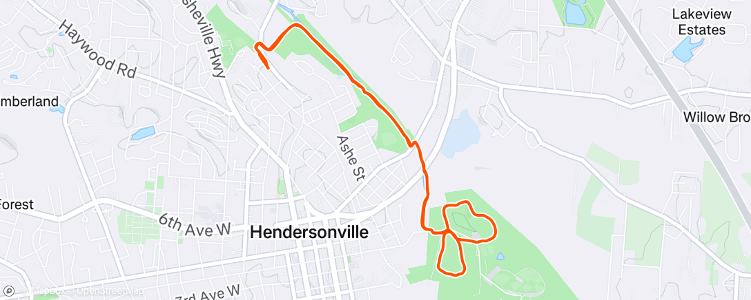 Map of the activity, Morning Ride