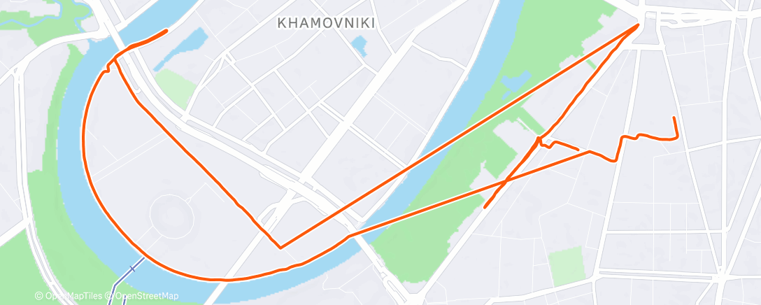 Карта физической активности (Morning Run)