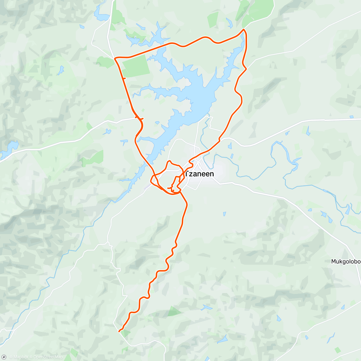 Map of the activity, Morning Ride