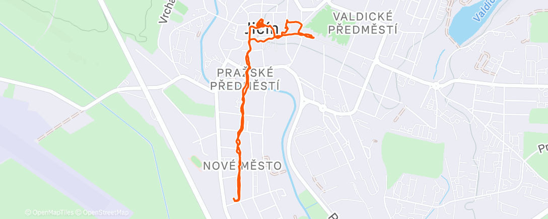 Карта физической активности (Afternoon Walk)