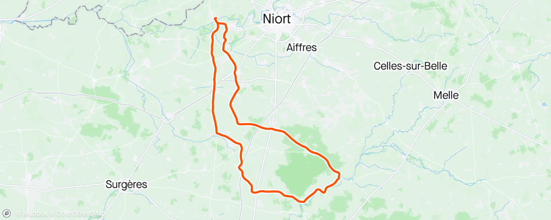 Map of the activity, 28 04 2024 Villeneuve la Comtesse